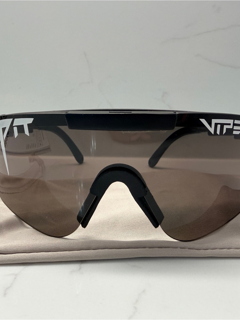 Pit Viper Kids Sunglasses - Black Frame with Brown Tint